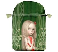 Ceccoli Tarot Bag: Printed Satin Bag for Tarot Cards