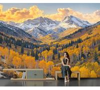 CECE&COLE Autumn Forest Silk Wallpaper 450×315 CM (W×H)
