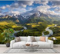 CECE&COLE Canyon Scenery Mural Wallpaper for Living Room Decor