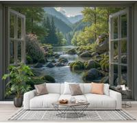 CECE&COLE Caves Pools Wallpaper for Living Room
