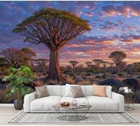 CECE&COLE Grassland Plants Silk Wallpaper 250×175 CM
