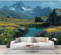 CECE&COLE Grassland Scenery Wallpaper for Living Room