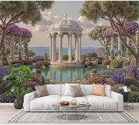 CECE&COLE Pavilion Garden Silk Wallpaper 350×256 CM