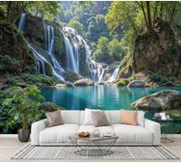 CECE&COLE Rainforest Waterfall Wallpaper for Living Room