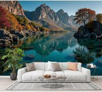 CECE&COLE Realistic Landscape Mural Wallpaper for Living Room Decor