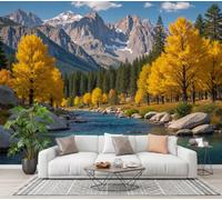 CECE&COLE Wall Mural Autumn Scenery in The Valley 400×280 CM