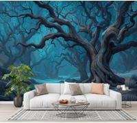 CECE&COLE Wall Mural Dark Forest 400×280 CM
