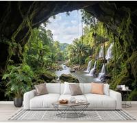 CECE&COLE Wallpaper Wall Mural Rainforest Cave 450×315 CM