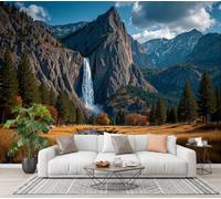CECE&COLE Waterfall Scenery Bedroom Large Wall Murals