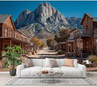 CECE&COLE Western Town Silk Wallpaper 450×315 CM