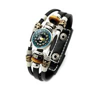 CECE&COLE Zodiac Bracelet For Men Women,Luminous Handmade Multi-Layered Beaded Bracelet,Zodiac Signs Bracelet Star Sign Constellation Capricorn Scorpio Libra Horoscope Bracelet Gifts,Cancer,20.5Cm