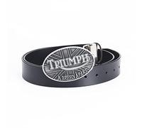 CECECOLEPansr Men'S Belts, Fashion Personality Triumph Buckle Belt Male Jeans Waistband Retro Punk Hip Hop Accessories Waist Strap Casual Cowboy Leather Belt,Blackbelt Iron Clip,110Cm(43.3 Inch)