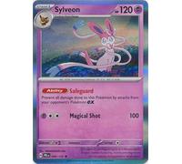 Cece's Collectables 040/131 Sylveon - Prismatic Evolutions - Holo Rare - Single Card with Top Loader