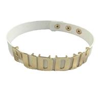 Cece's Collectables Kids Size - White Button Puddin Choker Monster Squad Necklace! Halloween Cosplay