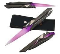 CECETYTY Game Valorant Jett Weapon Sword Themed Keychains And Models, Kawaii Collectibles, Gifts Suitable For Both Men And Women, Cosplay And Desktop Display (Butterfly Knife)