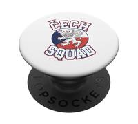 Cech Squad Lion Flag Republic Pride Heritage Culture Czech PopSockets Adhesive PopGrip