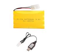 Cecicebb 9.6V 700mAh Ni-Cd AA Battery Pack Rechargeable with Standard Tamiya Connector for Remote Control Car Toys Truck Tank Nicd 9.6V Volt Battery