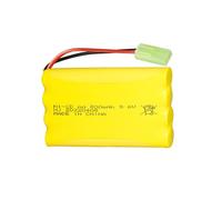 Cecicebb 9.6V 800mAH Ni-Cd AA Battery Pack Rechargeable with Mini Tamiya Connector Plug for Remote Control Electric Car Toys