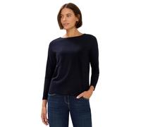 CECIL Basic Long-Sleeved Shirt Urban Dark Blue XL