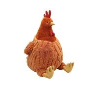 Cecil Chicken Plush Toy Doll - 35cm Soft Stuffed Cartoon Rooster with Fluffy Textured Design, Cute Farm Animal Plush for Kids Play, Home Decoration, and Barnyard Theme Room