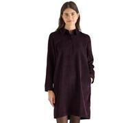 CECIL Corduroy Dress in Plain Colour Eggplant Red L