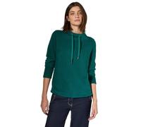 Cecil Feather Yarn Shirt, Petrol Green, L