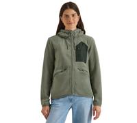 Cecil Fleece Jacket with Hood Shadow Khaki S
