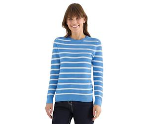 CECIL Fountain Blue Striped Pullover XS