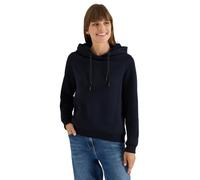 Cecil Women's 3017178 Hoodie with Embroidery, Urban Dark Blue, M