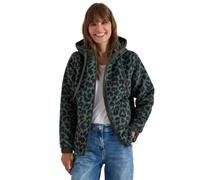 Cecil Jacket with Wool Content and Leo Pattern Olive Night S