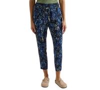 Cecil Mid Waist Slim Leg Trousers in Loose Fit Urban Dark Blue 2X