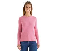 CECIL Pullover with Textured Details Dark Blossom Melange XS