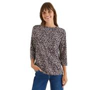 Cecil Women's 3228203 Shirt with Minimal Print, Eggplant Red, S