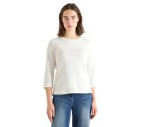 CECIL Shirt with Wording Vanilla White M