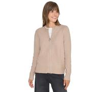 Cecil Women's 2515363 Cardigan with Zip, Sandalwood Beige Melange, L