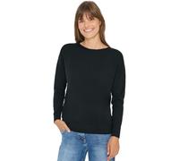 Cecil Women's 3015530 Pullover with Textured Detail, Ink Green, L