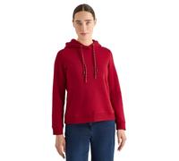 Cecil Women's 3017178 Hoodie with Embroidery, Beaujolais Red, L