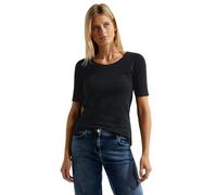 Cecil Women's 311780 Lena T-Shirt, Black (Black 10001), XS