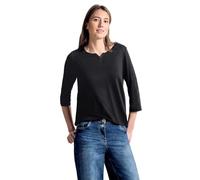 Cecil Women's 313172 Fenja T-Shirt, Black (Black 10001), Large