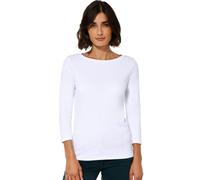 Cecil Women's 317389 Basic Boatneck 03 T-Shirt, White, XXL
