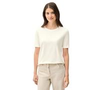 Cecil Women's 3225993 Basic Crew Neck T-Shirt, Vanilla White, M