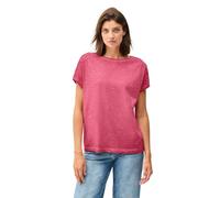 Cecil Women's 3226142 T-Shirt with Button Detail, Glazed Apple Red, S