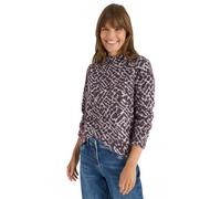 Cecil Women's 3228733 Feather Yarn Jacquard Shirt, Eggplant Red, M