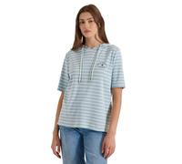 Cecil Women's 3230407 Short-Sleeved Hooded Shirt with Stripes (Pack of 1)
