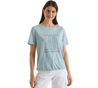Cecil Women's 3230413 Burnout T-Shirt (Pack of 1), Crystal Mint, M