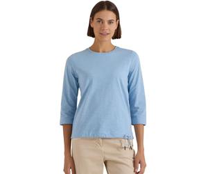 Cecil Women's 3231321 3/4 Sleeve Shirt with Crew Neck in Plain Colour, Easy Blue, M