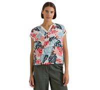 Cecil Women's 3413301 Blouse with Split Neck and Print Mix (Pack of 1), Light Alabaster White, M