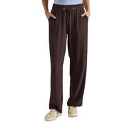 Cecil Women's 3717279 High Waist Straight Leg Trousers in Loose fit
