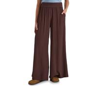 Cecil Women's 3717280 High Waist Wide Leg Trousers in Loose fit