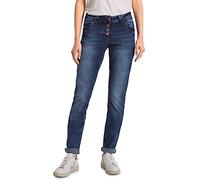 Cecil Women's 376600 Scarlett 02 Denim, Mid Blue Wash, 30W / 30L